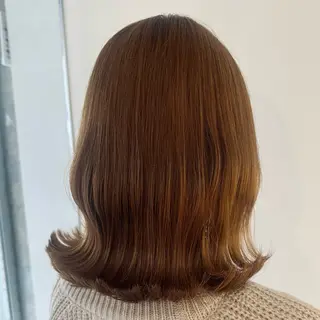 セミロング Lily所属・🎀ひがしはるな/ 艶髪/暖色カラー🎀のヘアスタイル