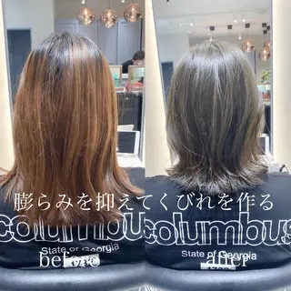 ミディアム ☘️Lond ☘️高嶋 優のヘアスタイル