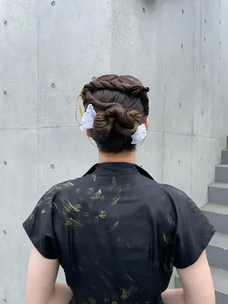 ヘアアレンジ 佐伯 和佳のヘアスタイル