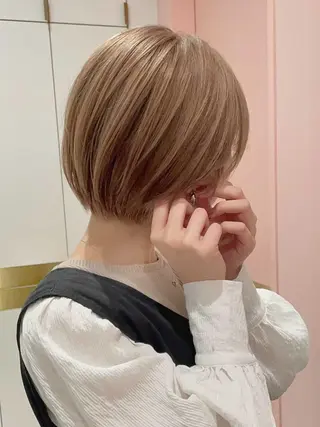 ショート カラー レイヤーカット/ボブ /縮毛矯正✨大輝のヘアスタイル