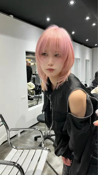 カラー 姫夏 /ハイトーン艶髪🎀のヘアスタイル