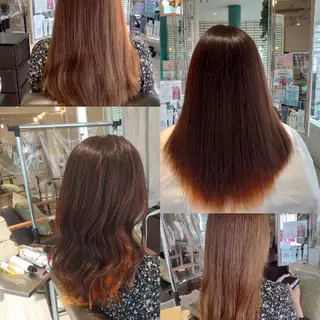 セミロング カラー ヘアアレンジ E Komo hair所属・Wow❕E Komo hair 永井一輝のヘアスタイル