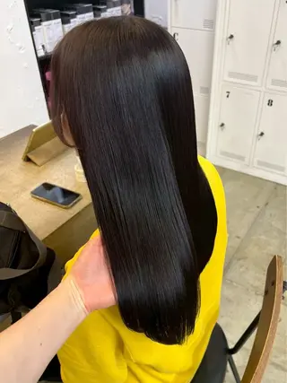 セミロング 暖色×レイヤー 🧙髪質改善/レオンのヘアスタイル