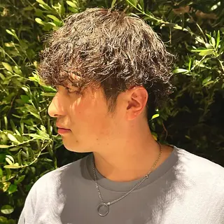 パーマ メンズ 山口稜太 メンズ/波巻きパーマのヘアスタイル