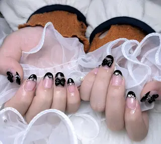 ネイル ki🍒🍒 ki ツルツルネイルのネイルデザイン