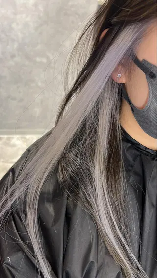 ロング カラー mimiiy梅田 中崎町ハイトーンのヘアスタイル