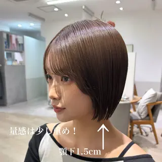 ショート 🌟ボブ／ショート 似合わせ🥇🌟のヘアスタイル