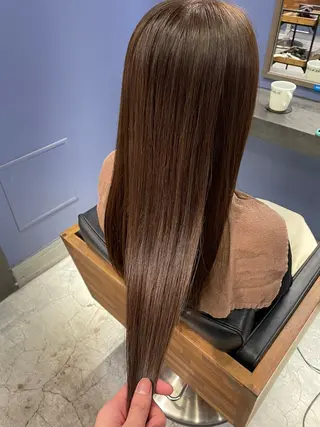 ロング カラー 🌿長尾俊汰🌿 透明感カラーのヘアスタイル