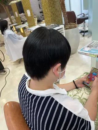 ショート 大宮｜メンズカット ダブルカラー｜パーマのヘアスタイル