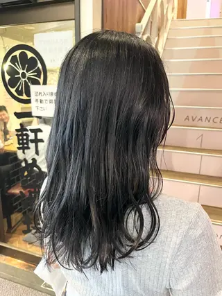 ミディアム カラー パーマ 【暗め透明感カラー】 【インナー】小島良太のヘアスタイル