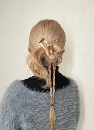 ロング hair make applause.所属・小賀 栞奈のヘアスタイル