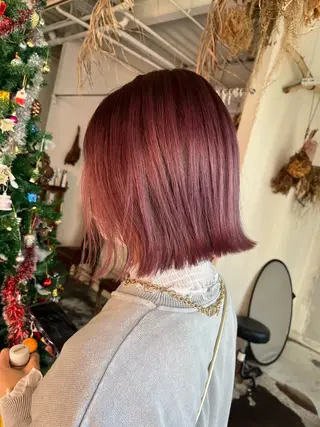 ミディアム カラー sena 西大分Marianaのヘアスタイル