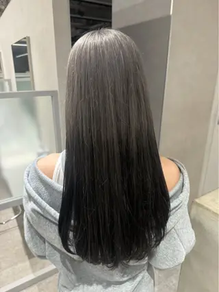 ロング kiitos西梅田所属・モカ／ カラーモデル募集中のヘアスタイル