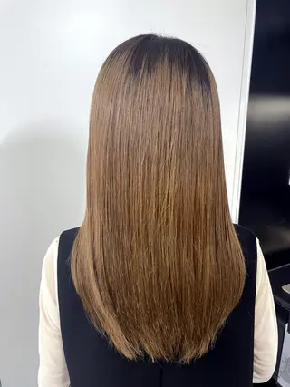 ロング 韓国風透明感カラー 💎YUI💎のヘアスタイル