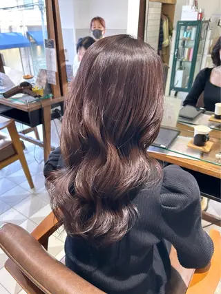 ロング カラー ヘアアレンジ 吉水 彩乃 /ボブ/透明感カラーのヘアスタイル