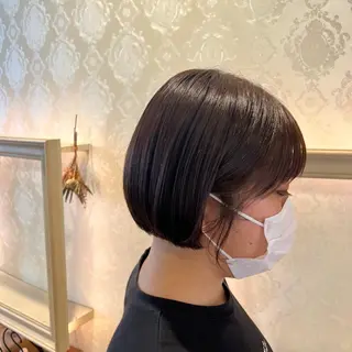 ショート SALOWIN川崎WEST店所属・🌷川崎/アレンジ/ 暖色ボブ/コトネ🌷のヘアスタイル