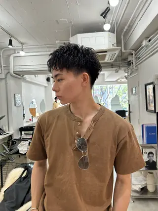 メンズ メンズ特化美容師 タナカリョウのヘアスタイル