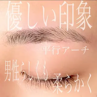 メンズ アイブロウ huluhulu nakajimaのマツエク・マツパデザイン