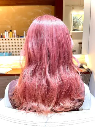 セミロング カラー CoCooN 店長 さのえみのヘアスタイル