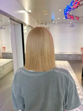 ショート ザクザクレイヤー 🍀/ブリーチ/小田のヘアスタイル