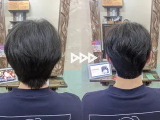 ショート パーマ メンズ ボブパーマ/メンズ カワカミサトミ🐨のヘアスタイル