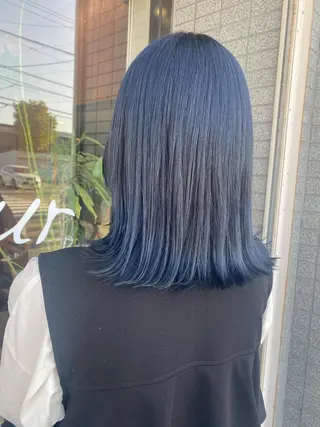 ミディアム Un Fleur所属・立野 希沙のヘアスタイル