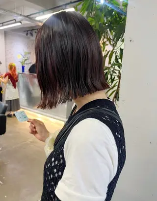 ショート 似合わせボブ🤍 女性らしさのあるヘアのヘアスタイル