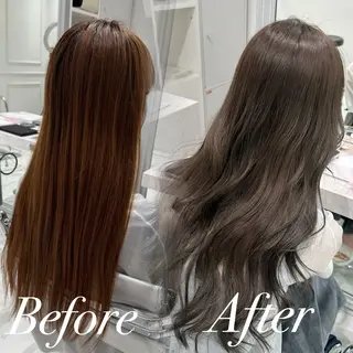 ロング 韓国スタイル🇰🇷 児島葉月のヘアスタイル