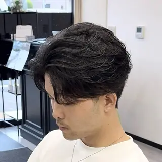 ショート パーマ メンズ GROOM men's hair所属・メンズカット/パーマ 川崎　智大のヘアスタイル