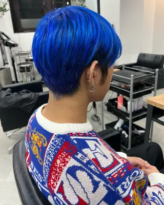 ショート 暖色カラー/レイヤー カット☁️MEI☁️のヘアスタイル