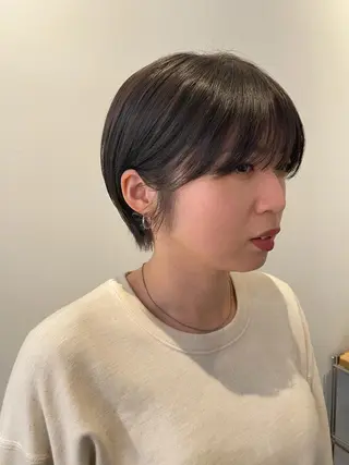 ショート カラー 斉藤 瑞恵のヘアスタイル