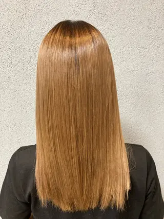 セミロング 阿倍野/髪質改善 /縮毛矯正/坪田幸広のヘアスタイル