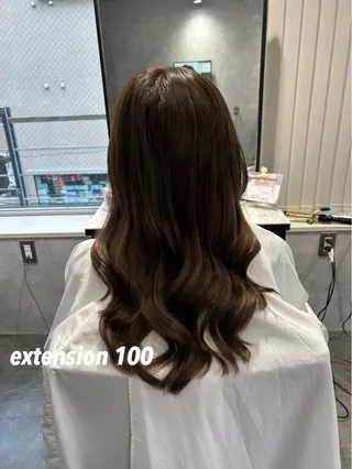 ロング プルエクステ/インナ ーカラー🦊はるなのヘアスタイル