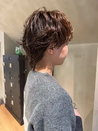 ショート パーマ souvenir所属・アカリ /カットモデル募集のヘアスタイル