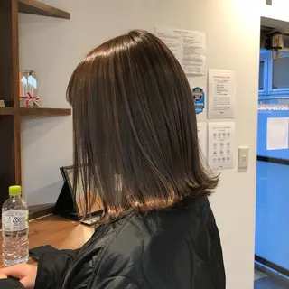 ミディアム カラー レイヤー,ボブ / 彩未のヘアスタイル