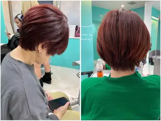 ショート カラー 🫧ショート/ボブ 池袋西口・泡渕✂️のヘアスタイル