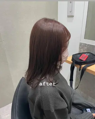 ミディアム 東京の技術を 京都で✂︎🕊️💖のヘアスタイル