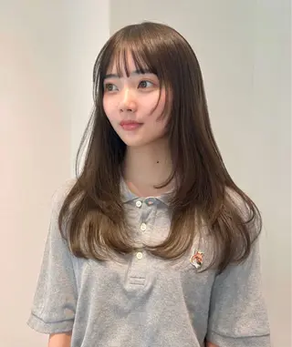 ロング カラー land所属・透明感カラー/レイヤ ー🌙Honokaのヘアスタイル