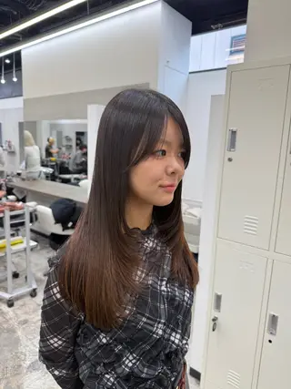 ロング カット¥1100 / 𝙍𝙪𝙣𝙖⟡.のヘアスタイル