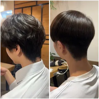 パーマ メンズ ブリーチ/新宿 透明感/矢野広考🌟のヘアスタイル