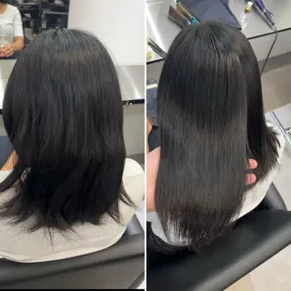 ミディアム 髪質改善/縮毛矯正 梅田茶屋町/西尾祐作のヘアスタイル