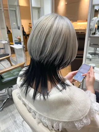 ミディアム ☺︎ RIHOのヘアスタイル