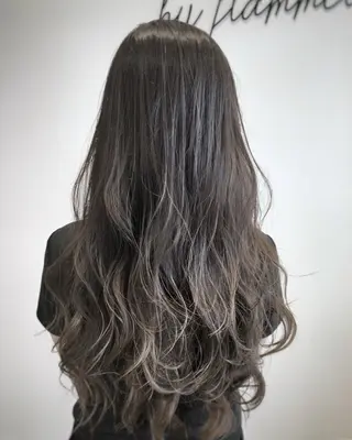 ロング フラミューム 伊勢崎のヘアスタイル
