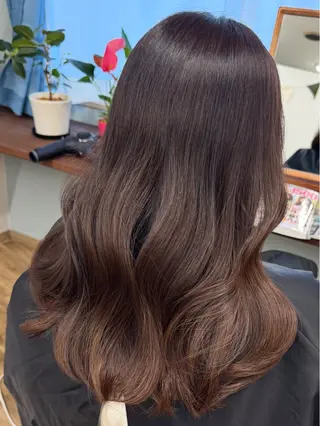 ロング カラー bloomPremium所属・岡山美容院bloom HONOKAのヘアスタイル