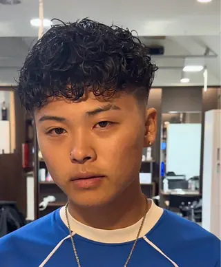 パーマ メンズ 年間2000名担当◎ パーマ職人/仲原佑樹のヘアスタイル