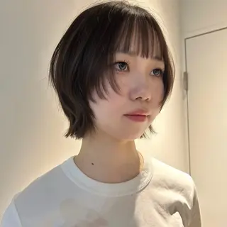ショート レイヤー 東実桜のヘアスタイル