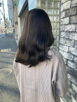 セミロング カラー ✂️似合わせの魔術師 石田一樹✂️のヘアスタイル