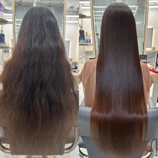 ロング youres hair 髪質改善トリートメント&ヘッドスパ 新宿三丁目店所属・髪質改善/艶髪 韓国レイヤー/えすたのヘアスタイル