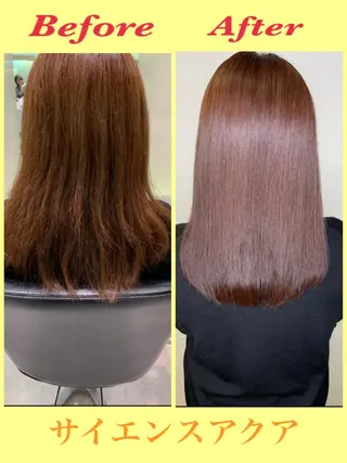 セミロング Lee 甲子園のヘアスタイル