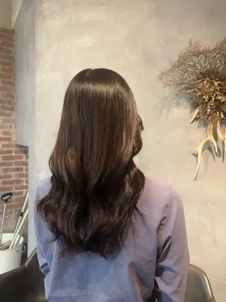 セミロング 🎀韓国レイヤー/透 明感カラー/airiのヘアスタイル